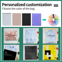 LOGO personnalisé givré vêtements Ziplock expédition vêtements sac d'emballage en plastique Poly fermeture éclair sac à fermeture éclair pour vêtements