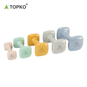 TOPKO en stock haltère carré d'exercice à domicile en fonte bleue de haute qualité + PVC 5kg - Product Image 4