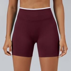 Pantaloncini da Yoga stretti senza cuciture abbinati da donna pantaloncini sportivi con pesca al <span class=keywords><strong>miele</strong></span> - Product Image 6