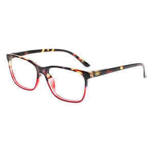 Lunettes de lecture personnalisées 2026 nouvelle mode écaille de tortue <span class=keywords><strong>pour</strong></span> femmes, monture carrée en PC, verres transparents anti-lumière bleue, <span class=keywords><strong>presbytie</strong></span> 3.25 - Product Image 1
