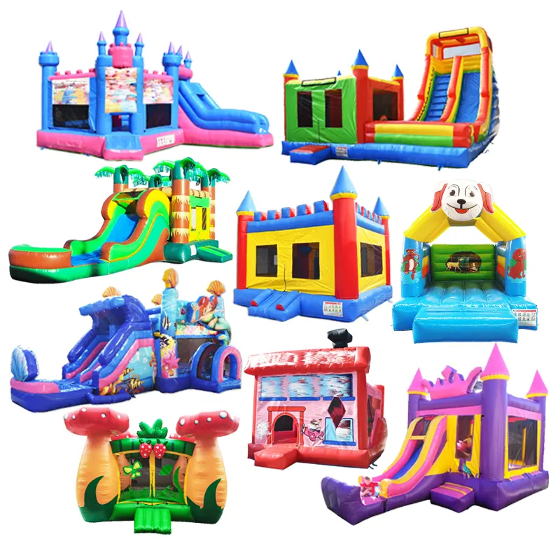 Bounce House Commercial Grade With Slide One Story Rooms No Top Bouncy Castle Inflatable China Kids Play