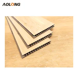 AOLONG Vinyl Click Hollow SPC Flooring 12mm Herringbone White Marble Interlocking Spc Flooring Vinyl PVC Flooring