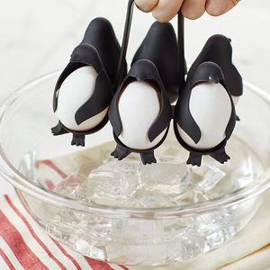 Cuiseur à œufs et support de rangement pour œufs en forme de pingouin, modèle JF-008 - Product Image 4