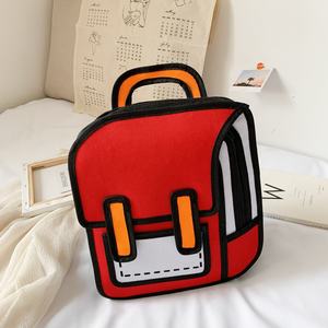 Wasserdichter Schul rucksack Kinder <span class=keywords><strong>2D</strong></span> Cartoon Schult asche - Product Image 5