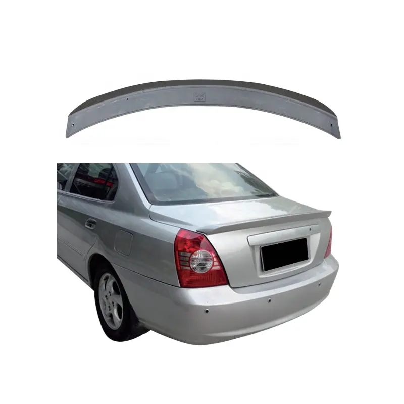 Spoiler mobil sayap Abs kualitas tinggi untuk Hyundai Elantra 2004 2005 2006 2007 2008 2009 2010 2011