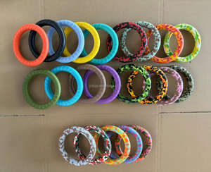 Modern ve klasik köpek çiğnemek oyuncak eğitim yüzük çektirme fabrika toptan sert çok renkli günlük kullanım için çevre dostu çiğniyor - Product Image 2