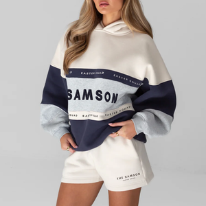 Sudaderas con <span class=keywords><strong>Capucha</strong></span> <span class=keywords><strong>de</strong></span> Punto Grueso para <span class=keywords><strong>Mujer</strong></span>, Estilo Casual, Tallas Grandes, ODM Personalizadas al por Mayor, Moda Otoñal, Estilo Deportivo para Exteriores - Product Image 3