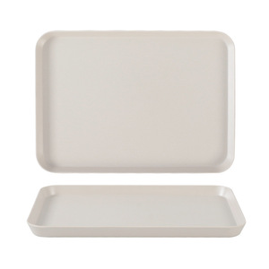 Xiangyuanmei Nordic Style <b>Melamine</b> Cutlery Trays, Tea Trays, Fast Food Trays, Commercial Imitation Porcelain Rectangular - Product Image 3