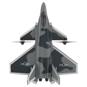 Xueren kfplan kf700 j20 rc מטוס 2.4g 6ch שליטה מרחוק מטוס 300 מטר ברקים ללא מאמץ עבור ילדים צעצוע - Product Image 4