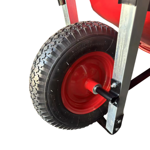 Chariot à main industriel robuste pour la construction, capacité 80L. Remise sur le prix disponible. - Product Image 6