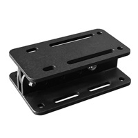 Kit de fixation universel pour auvent latéral 4x4, support de toit en acier robuste à dégagement rapide pour SUV et camion, revêtement noir en poudre