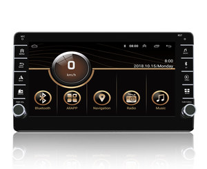 Radio con GPS para coche, reproductor de vídeo estéreo con marco Universal de 9 y 10 pulgadas, doble perilla ultrafina, función Carplay, <span class=keywords><strong>android</strong></span> - Product Image 5