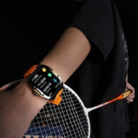 Nouvelle montre connectée GK69 2026 avec grand écran AMOLED HD, connexion Bluetooth à une touche, appels, 123+ modes sportifs multiples, écran carré tactile