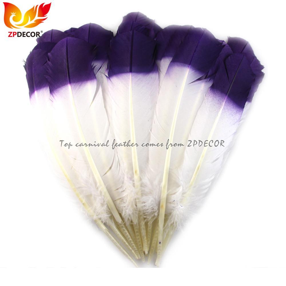 Blanc avec Royal violet pointe