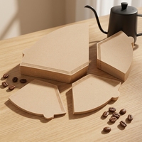 Filtres à café réutilisables en forme de fût, écologiques et modernes, en pâte de bois naturelle de qualité alimentaire, capacité 2-4 tasses, pour cafetière à versement - Vente en gros