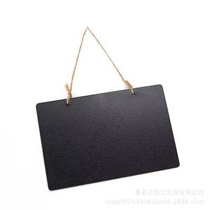 Blackboard Hanging Ornaments Wooden 18cm12cm Heart Rectangle Cloud Shape For Crafts Advertising <b>Message</b> <b>Boards</b> - Product Image 3