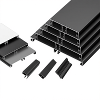 Plinthe de cuisine en alliage d'aluminium épaissi, moderne, pour hôtel, imperméable, résistante à l'humidité, durable