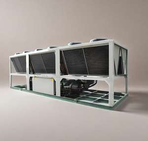 50吨高效自动节能工业螺杆式冷水机组用于型材吹塑热回收 - Product Image 3