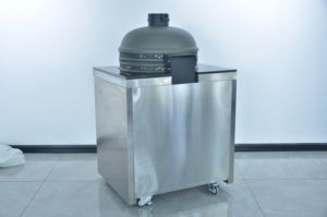 भारी शुल्क कामाडो कैबिनेट उच्च स्तर के अंडे के आकार के बारबेक्यू ग्रिल आउटडोर रसोई चारकोल बीबीसी ग्रिल - Product Image 5