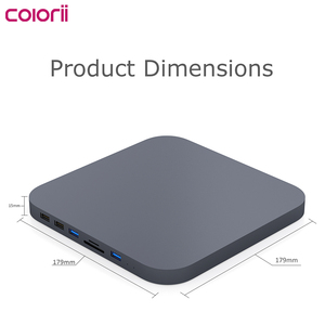 Base de Conexión USB-C de Aluminio para <span class=keywords><strong>Mac</strong></span> <span class=keywords><strong>Mini</strong></span> M4, Carcasa para SSD/HDD SATA de 2.5'', 5Gbps, 4K HDMI, DP, USB-A, Lector de Tarjetas SD/TF - Product Image 4