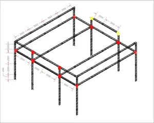 На открытом воздухе Подгонянная Алюминиевая Система ферм крыши и выставочная ферма освещения сцены для продажи
