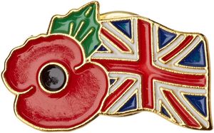 Grepas Quà Tặng tùy chỉnh đầu tiên Chiến Tranh Thế Giới Anh túc <span class=keywords><strong>Lapel</strong></span> pins - Product Image 3