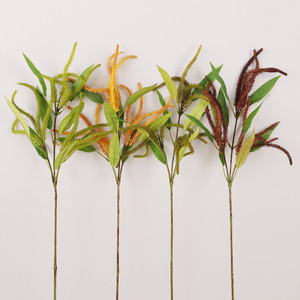 Flores Artificiales de Salvia de 3 Ramas, de Plástico y Seda, de Alta Simulación, para Decoración de Bodas y Hogar - Product Image 3