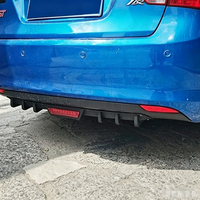 Diffuseur arrière universel pour voiture avec éclairage, pièce de modification adaptée aux voitures à hayon et berlines