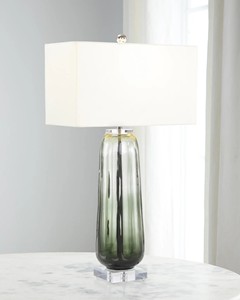 Lámpara de Escritorio de Cerámica China en Oferta, con Pantalla de Tela Verde, Luz de Estudio con Fuente LED, Alimentación Eléctrica para Hoteles - Product Image 5