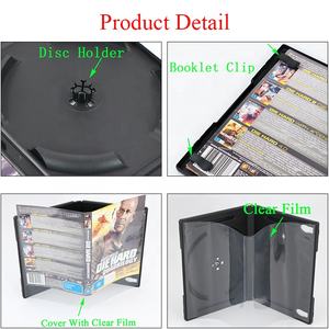 SUNSHING-Estuche de DVD apilable de 1 a 15 discos, concentrador apilador de varios discos, embalaje Bluray de CD, 14mm, 27mm, estuche de DVD negro con concentrador M-Lock - Product Image 3