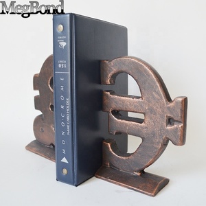 Serre-livres de table en <span class=keywords><strong>euro</strong></span> en fonte lourde artisanat en métal grande sculpture décorative d'intérieur serre-livres pour la maison - Product Image 2