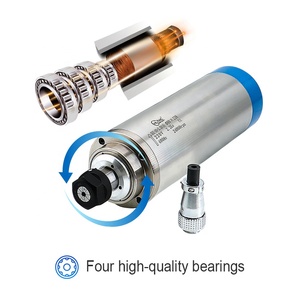 Hltnc 2.2 kW 110V/220V làm mát bằng nước trục chính + VFD + Máy bơm nước + Khung 80mm + Máy khắc Collet er20 cho CNC - Product Image 3