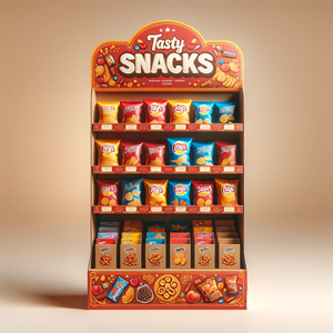 Tùy chỉnh Trung Quốc Nhà cung cấp cửa hàng Pet đồ ăn nhẹ hiển thị trường hợp sóng hiển thị các tông đứng cho sản phẩm vật nuôi - Product Image 6