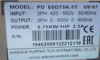 Haute efficacité 480v 20hp industriel Ac variateur de fréquence 380v contrôleur de vitesse de moteur Vfd