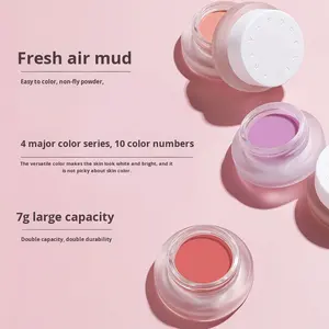 Rubor en Crema ForeverKey, Nuevo Maquillaje Nude Natural, Suave, Ligero, Color Chica Ligeramente Borracha, Textura de Puré de Patatas, Rubor Facial - Product Image 1