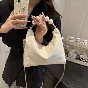 <b>Small</b> Niche Design Pearl Handbag Korean Version Simple Crossbody <b>Bag</b> Versatile Casual <b>Shoulder</b> <b>Bag</b> - Product Image 4