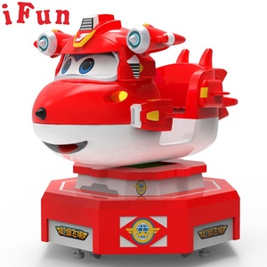 Ifun Kiddie Rides con pantalla que funciona con monedas Super Wing Kidde Rides Juego de carreras Máquina de juego de arcade - Product Image 5