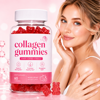 Gummies à la biotine, au collagène et à la kératine avec des vitamines |   Gummies de collagène et biotine à marque privée pour l'éclat des cheveux