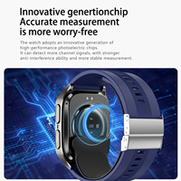Montre Connectée Intelligente VS17 AMOLED ECG PPG avec Pompe à Air et Coussin Gonflable, Mesure Réelle et Précise de la Tension Artérielle, Suivi de Santé et Podomètre