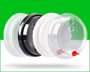 Tapa de calibre múltiple de PP para tazas de té y café de burbujas desechables en stock tapa para tazas Boba cierres y tapas de botellas - Product Image 5