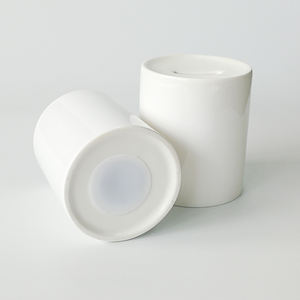 Topjlh กระปุก<span class=keywords><strong>ออมสิน</strong></span>เซรามิกสีขาวล้วนพิมพ์โลโก้ลงบนพื้นผิว - Product Image 5