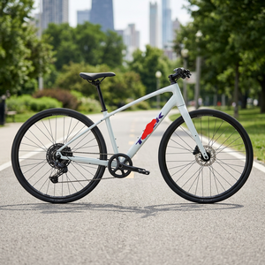 Vélo hybride 27,5 pouces, cadre en aluminium, frein à disque, 10 vitesses, fourche tout-terrain - Product Image 2