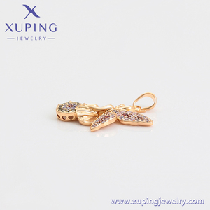 A00901190 xuping Novel little angel shape micro-mosaico sintetico CZ 3A + 18K ciondoli gioielli moda color oro - Product Image 5
