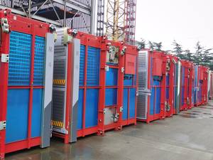 Rak pengangkat Lift konstruksi Super dan peralatan pengangkat personel Pinion untuk bangunan naik tinggi untuk penggunaan pabrik - Product Image 3