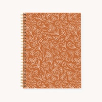 Carnet à spirales imprimé offset de haute qualité, papier couché, couverture en cuir, citation amusante, journal relié à spirales, cadeau d'anniversaire ou de Noël