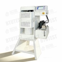 Máquina de ensayo de compresión electrohidráulica 2000kN EN ASTM para cubos y cilindros de hormigón