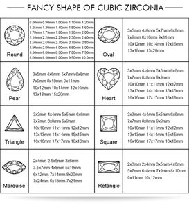 Precio barato Diamante sintético Envasado al vacío 1,2mm Zirconia cúbica blanca de corte brillante redondo de alta calidad - Product Image 6