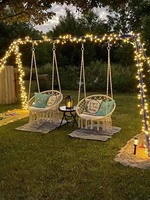 Prix fabricant, mobilier de jardin d'extérieur, hamac en rotin, chaise suspendue en osier, balançoire de patio