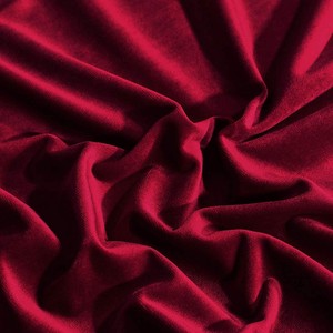 Rideaux en tissu fini velours hollandais bordeaux exclusifs transfrontaliers pour salon chambre à coucher cantonnières pare-soleil occultant solides Direct - Product Image 4