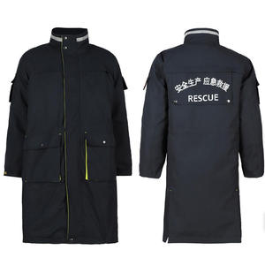 Uniforme de Trabajo Antiestático de Algodón y Aramida para Hombre Xk22 7d523, Uniforme de Rescate Ferroviario, Transpirable y Resistente al Desgaste, Chaqueta de Comando - Product Image 1